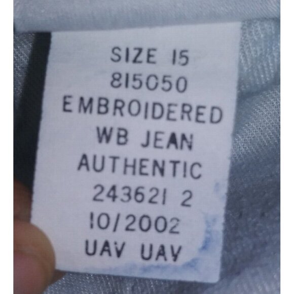 Vintage Tommy Hilfiger Jeans Tommy Girl Y2K blue 2002 boot Size 15/32 excellent - Picture 9 of 10